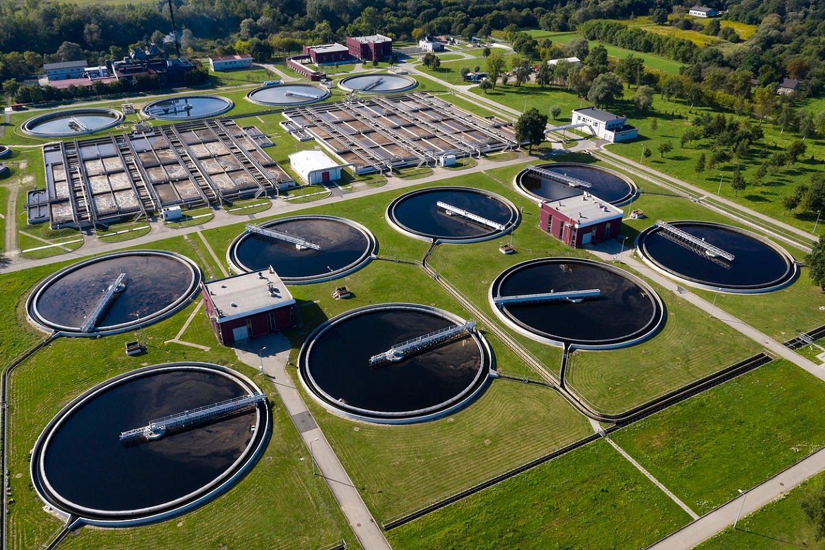 A water purification system at work, symbolizing Douglas Shaw’s Aquatech innovations in sustainable water management and reuse.